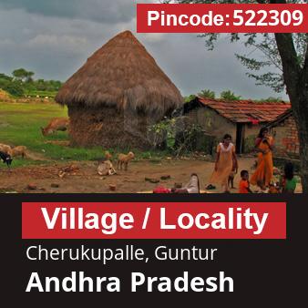 Pincode 522309 Village Cherukupalle, Guntur, Andhra Pradesh