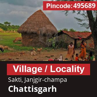 Pincode 495689 Village Sakti, Janjgir-champa, Chattisgarh