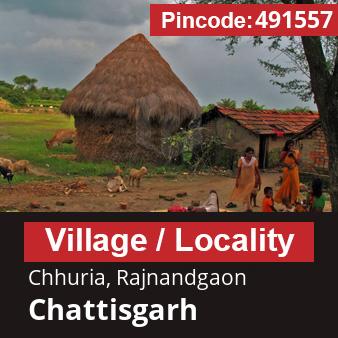 Pincode 491557 Village Chhuria, Rajnandgaon, Chattisgarh