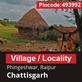 Pincode 493992 Village Phingeshwar, Raipur, Chattisgarh