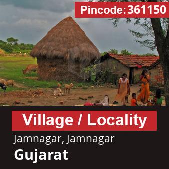 Pincode 361150 Village Jamnagar, Jamnagar, Gujarat