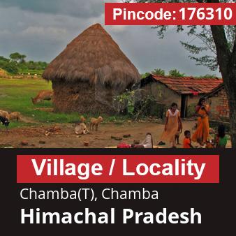 Pincode 176310 Village Chamba(T), Chamba, Himachal Pradesh