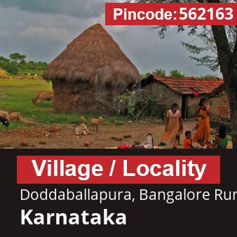 Pincode 562163 Village Doddaballapura, Bangalore Rural, Karnataka