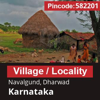 Pincode 582201 Village Navalgund, Dharwad, Karnataka