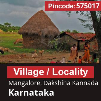 Pincode 575017 Village Mangalore, Dakshina Kannada, Karnataka