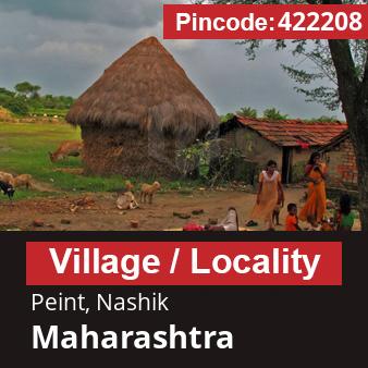 Pincode 422208 Village Peint, Nashik, Maharashtra