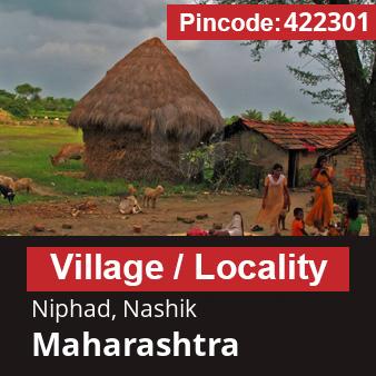 Pincode 422301 Village Niphad, Nashik, Maharashtra