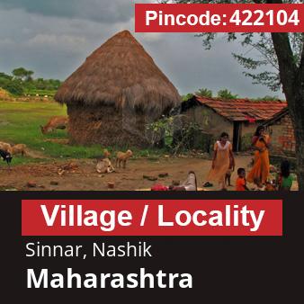 Pincode 422104 Village Sinnar, Nashik, Maharashtra