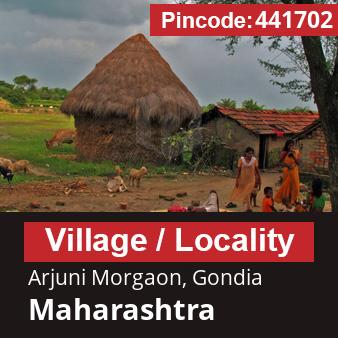 Pincode 441702 Village Arjuni Morgaon, Gondia, Maharashtra